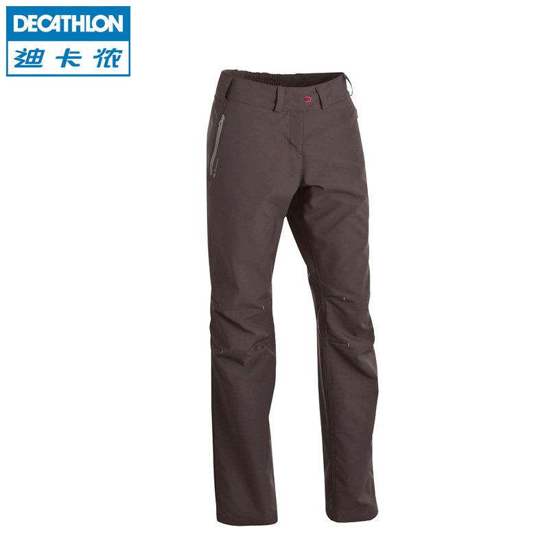 迪卡侬 户外 保暖 登山裤长裤 女 冲锋裤 速干裤 QUECHUA L1