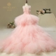 Váy công chúa cô gái váy dạ hội trẻ em fluffy váy cưới đuôi váy mô hình sàn catwalk váy hoa cô gái piano váy trẻ em 10 tuổi Váy trẻ em