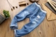 2019 xuân hè mới Quần áo trẻ em châu Âu và châu Mỹ ngày bé trai bằng vải cotton cotton bé thường mặc quần mỏng phần lưới chống muỗi - Quần jean yếm bò cho bé gái Quần jean