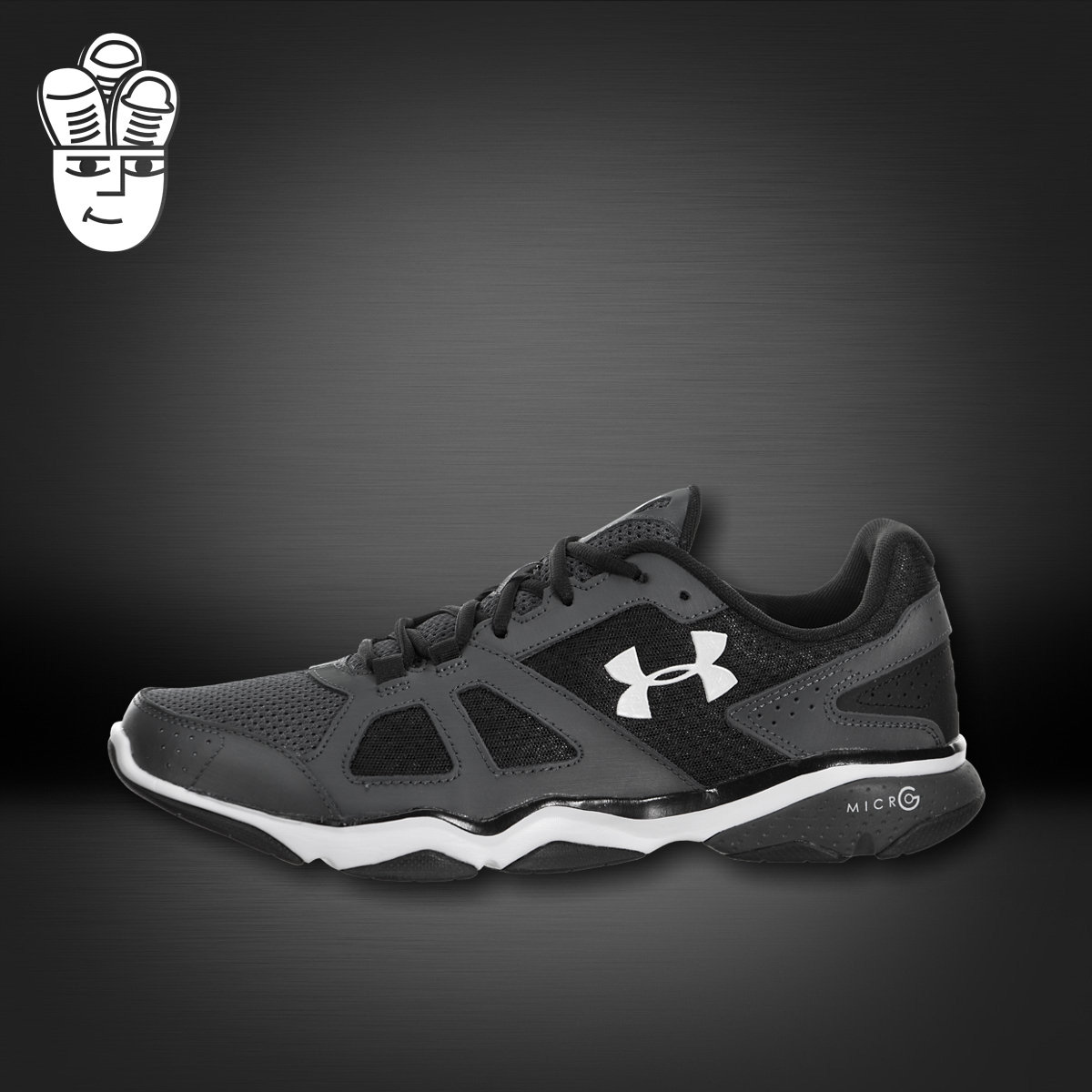 安德玛Under Armour Micro G Strive V UA男鞋 专业跑步鞋 运动鞋