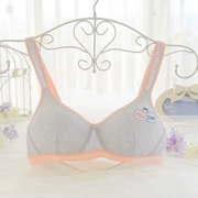 Chất liệu cotton nguyên chất mỏng 16 tuổi nữ sinh trung học bra bra đồ lót học sinh phát triển học sinh trung học không có vòng thép rập khuôn