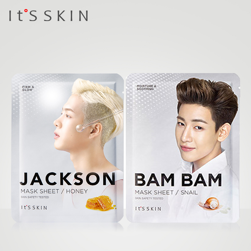 itsskin伊思王嘉尔Jackson蜂蜜面膜BAMBAM蜗牛面膜套装