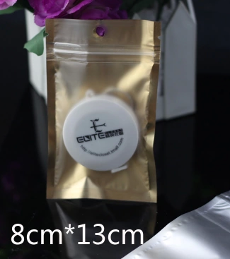 8*13cm matte aluminum foil gold yin and yang pull bone bag translucent packaging bag high-grade sealed bag wholesale price