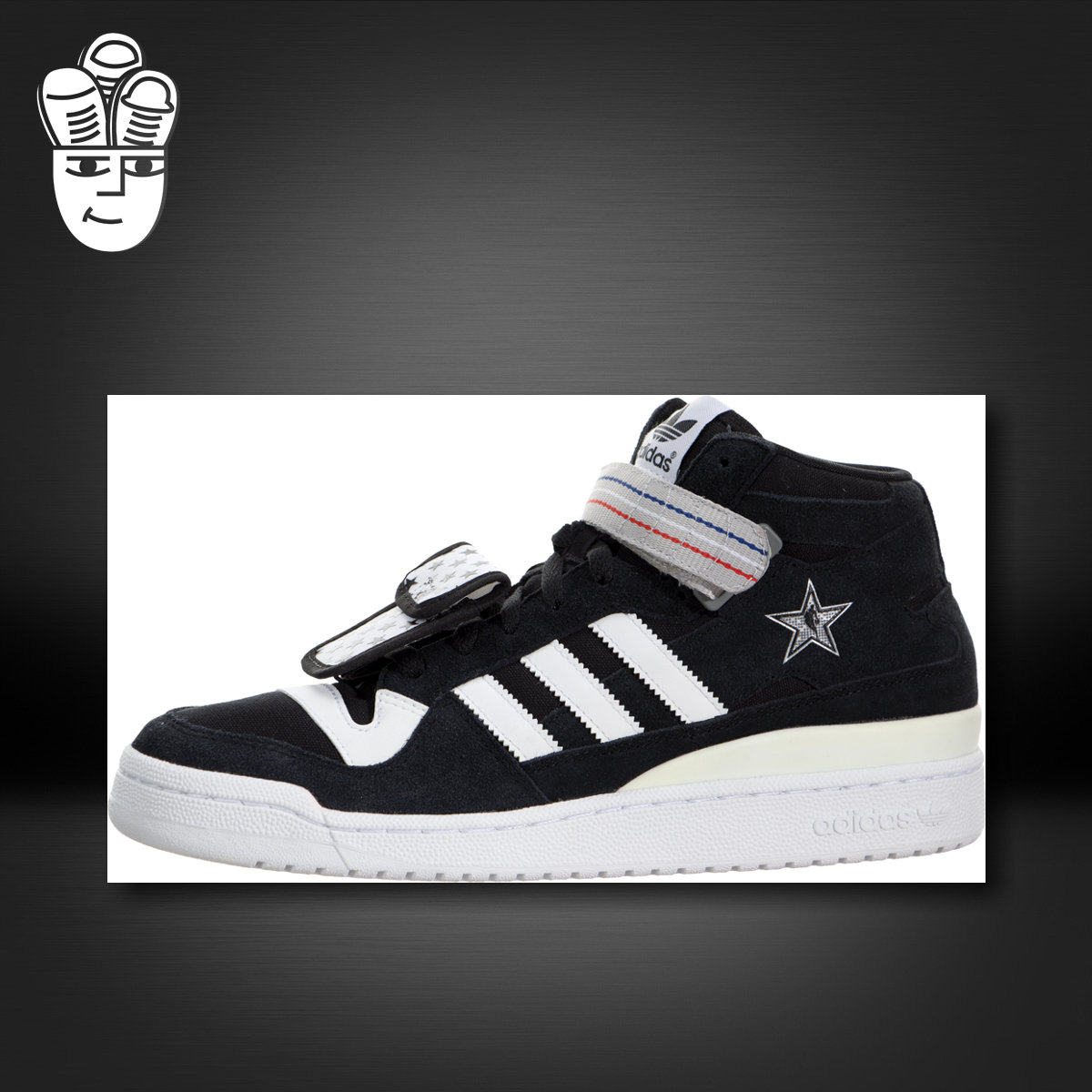 Adidas Forum Mid 阿迪达斯男鞋 中帮休闲板鞋 NBA周末特别款