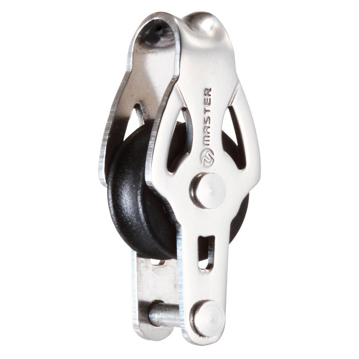 (TERSMA) single wheel for sailboats with ear stainless steel boat optimistic type and laser type ball pulley