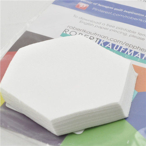 American imports of basic color cotton 5cm white hexagonal grandmother garden pattern of puzzle quilt