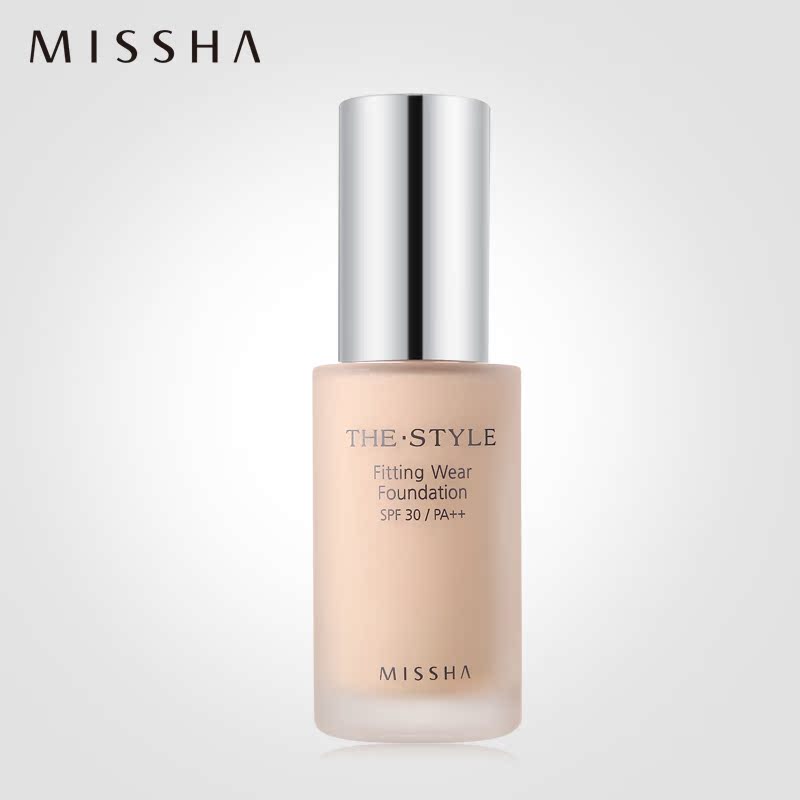 Missha/谜尚新品谜尚斯黛尔轻滢亲肤粉底液 一抹自然遮瑕
