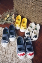 16 Autumn Korea Men And Women Baby Children Cartoon Sails Shoes Men And Women Children Light Sails Shoes Cloth Shoes