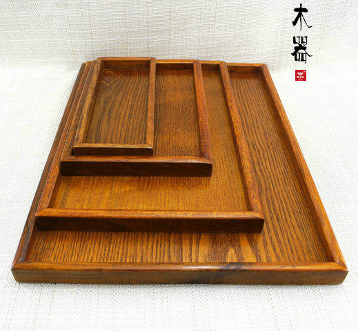 Korean cuisine Private wood trays Wood dishes SPA TRAY BREAD PAN TEA TRAY Wash Water Table Trays-Taobao