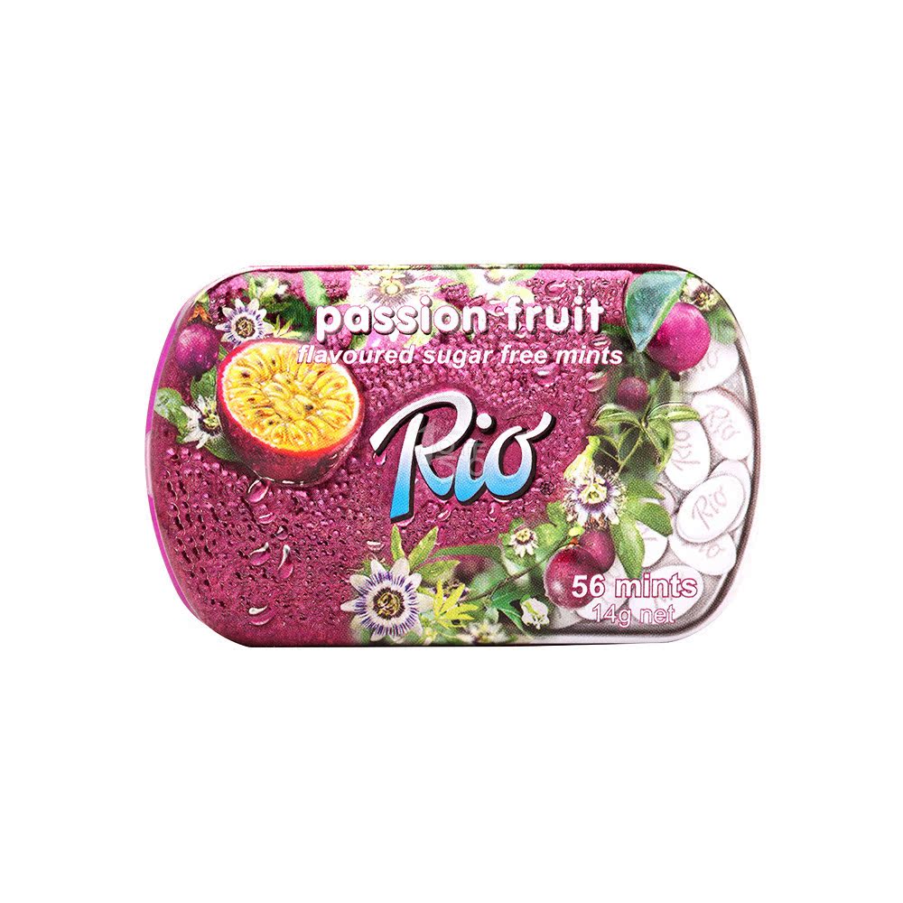 RIO/锐澳 百香果味薄荷糖14g/盒