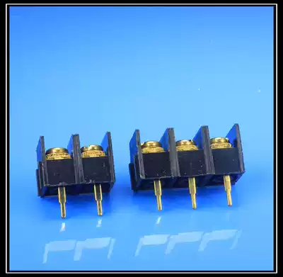 High power gold plated Terminal block 10MM 2p 3p