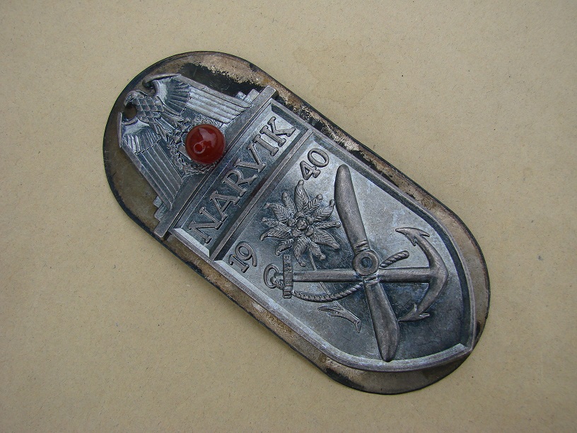 The German army's Narvik Shield Chapter of the German Mountain Shield Chapter