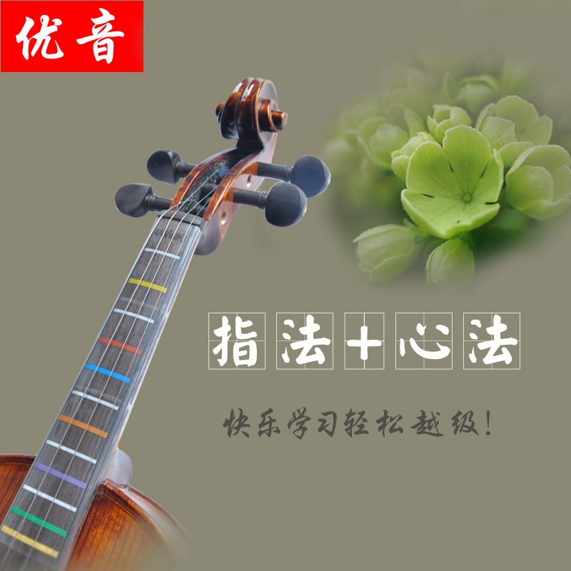 Violin fretboard finger position label stickers for children beginners practice stickers 4 43 41 21 4