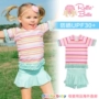 Rufflebutts bé chia áo chống nắng áo tắm / bé gái váy sọc màu quần short đồ bơi 0-7 tuổi quần áo trẻ em