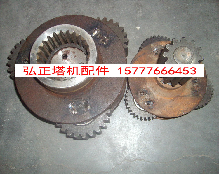 Tower crane accessories Planetary gear frame Pearl rotary reducer 10000N Primary and secondary assembly