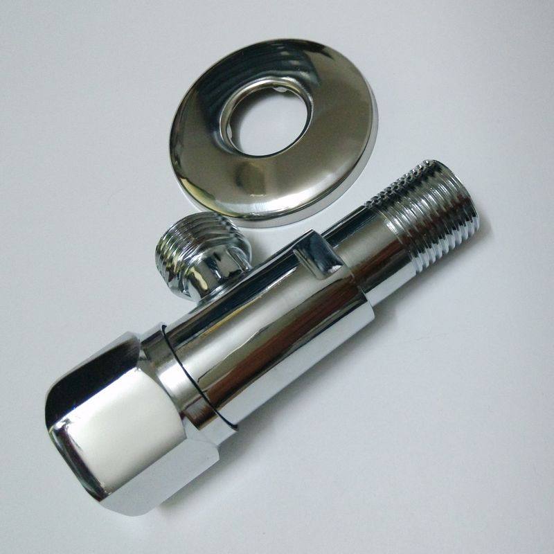 (Crown Supermarket Real Body Shop) Engineering Electriage Springboard lengthened thickening of all-copper cold and hot water triangular valve