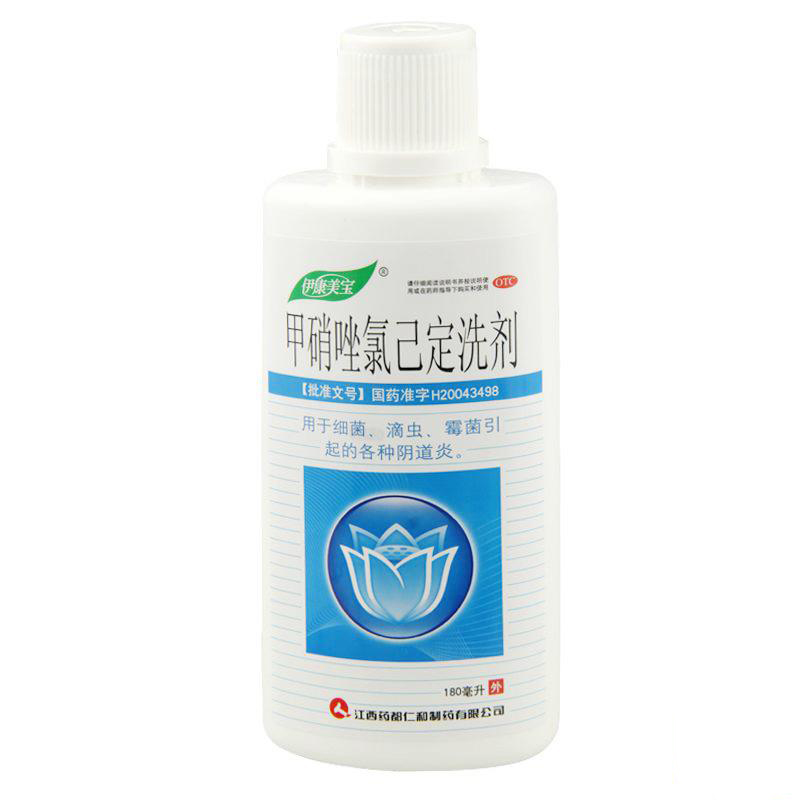 伊康美宝 甲硝唑氯己定洗剂 180ml/瓶细菌 滴虫 霉菌引起的阴道炎