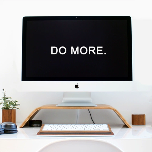 Youzan imac All -in -один кронштейн деревянный увеличение деревянного настольного компьютера.