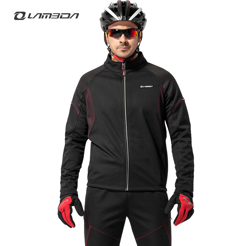 Lamparda Bike Spring Autumn Winter Riding Suit Long Sleeve Long Pants Grab Suede Windproof Fever Sweatpants Mountaineering Car Man