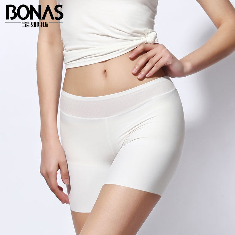 Pauline Ice Silk Safety Pants Anti-Walking Lady 30% Inner Hitch Pants Underwear Corner Pants Big Size Insurance Pants Shorts Pants