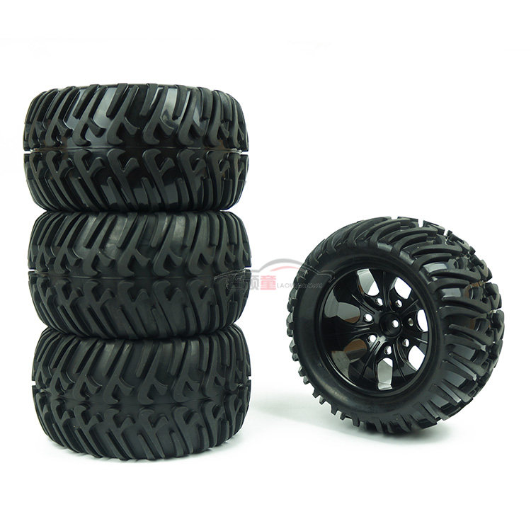 HSP 1 10 off-road big foot tire rc remote control tire 94111 94188 enlarged 12mm adapter