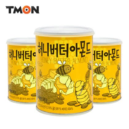 韩国直邮正品零食Tom’s farm蜂蜜黄油杏仁130g