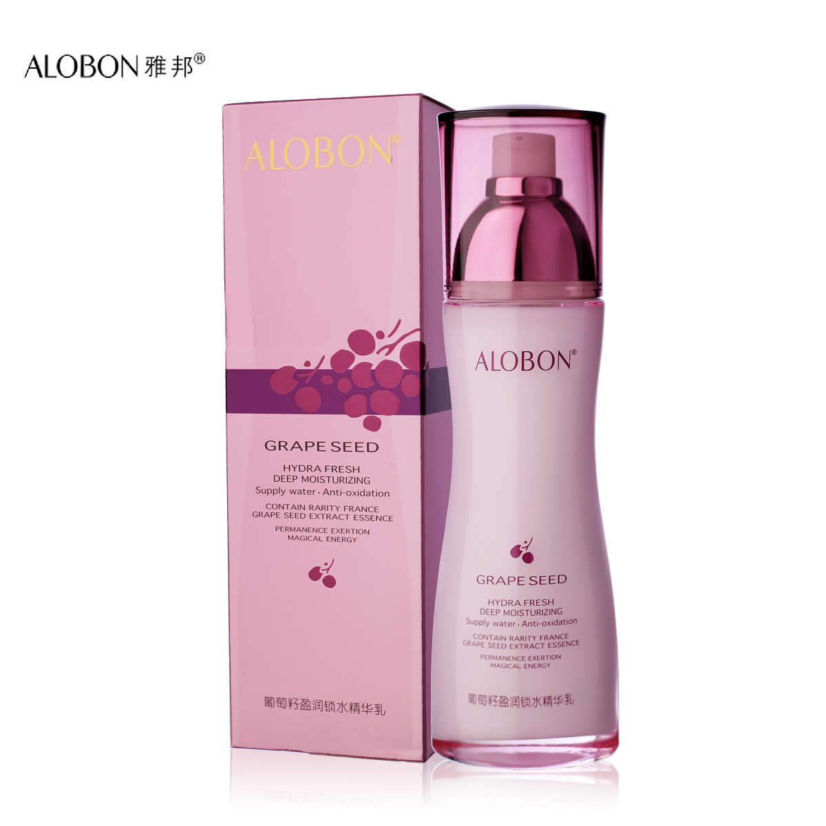 AloBon/雅邦 葡萄籽盈润锁水精华乳100ml滋润保湿 保持肌肤年轻