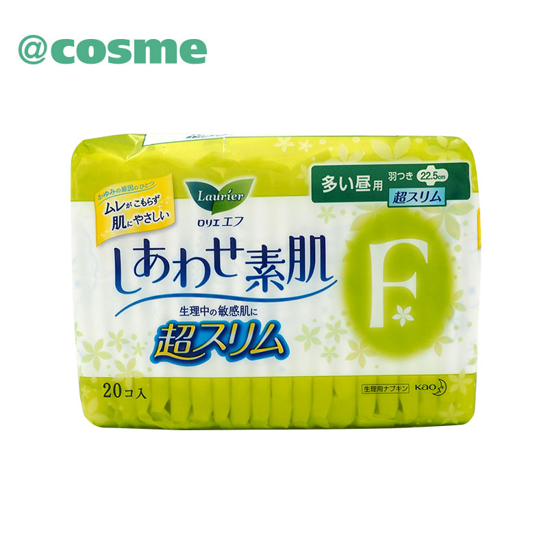 日本直邮LAURIER/乐而雅 F系列超薄量多日用护翼卫生巾225mm*20片