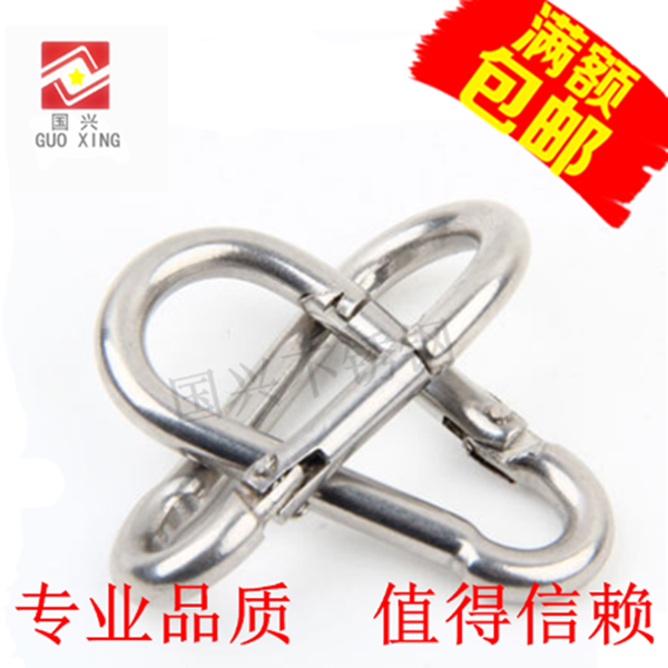 304 stainless steel mountaineering buckle rock climbing buckle buckle safety buckle chain buckle elastic buckle M4M5M6M8M10