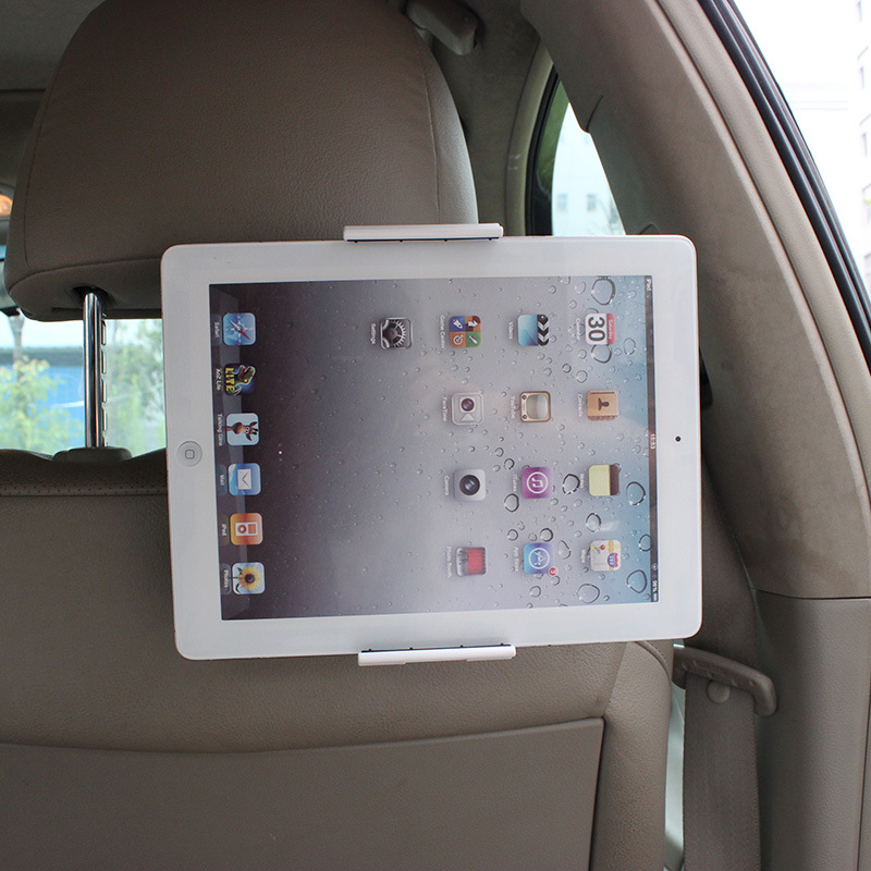 车载迷你椅背头枕式手机支架 后枕平板支架 ipad air2通用支架