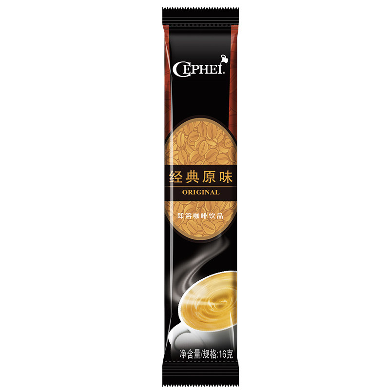 【天猫超市】CEPHEI奢斐 嫩经典原味速溶三合一咖啡粉条装16g/支