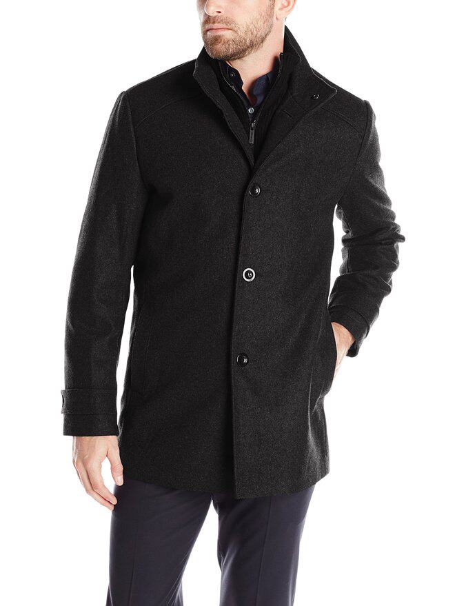 KENNETH COLE NEW YORK Men's Wool Coat Warm Coat 008912 U.S. Direct Mail