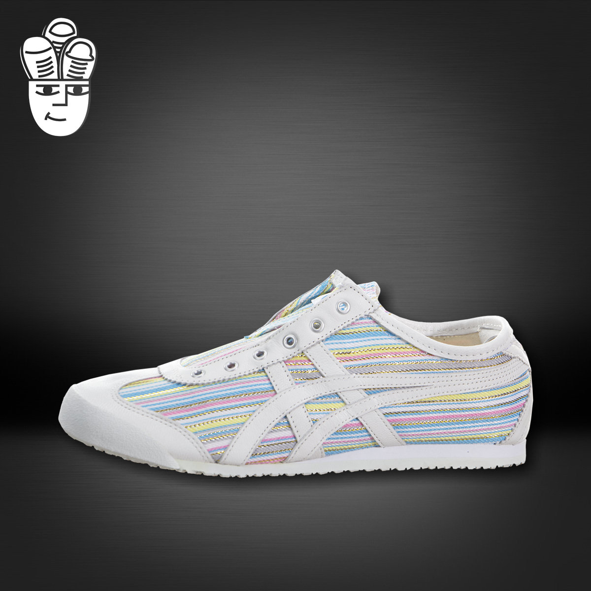 Asics Onitsuka Tiger Mexico 66 鬼冢虎经典女鞋 多彩休闲板鞋