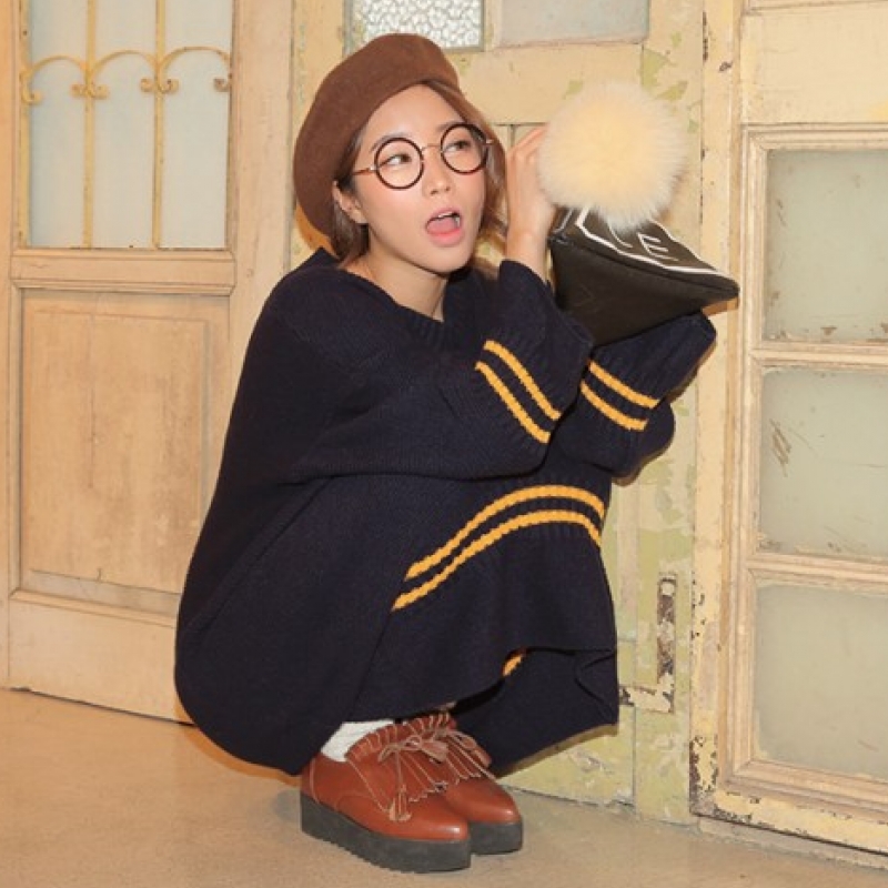 韩国stylenanda官方正品 时尚款纯色狐狸毛球挂件