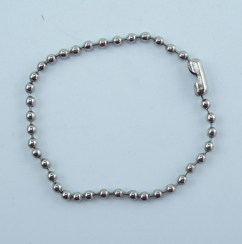 Ferroelectric plated bead chain assorted with diameter 2 4mm Length: 14cm