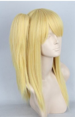 Red Sakura Chapter Ghost Soldier Isle Cos Wig Golden Single Tiger Mouth Wig Red Sakura Chapter Ghost Soldier Isle Cos Wig Golden Single Tiger Mouth Wig