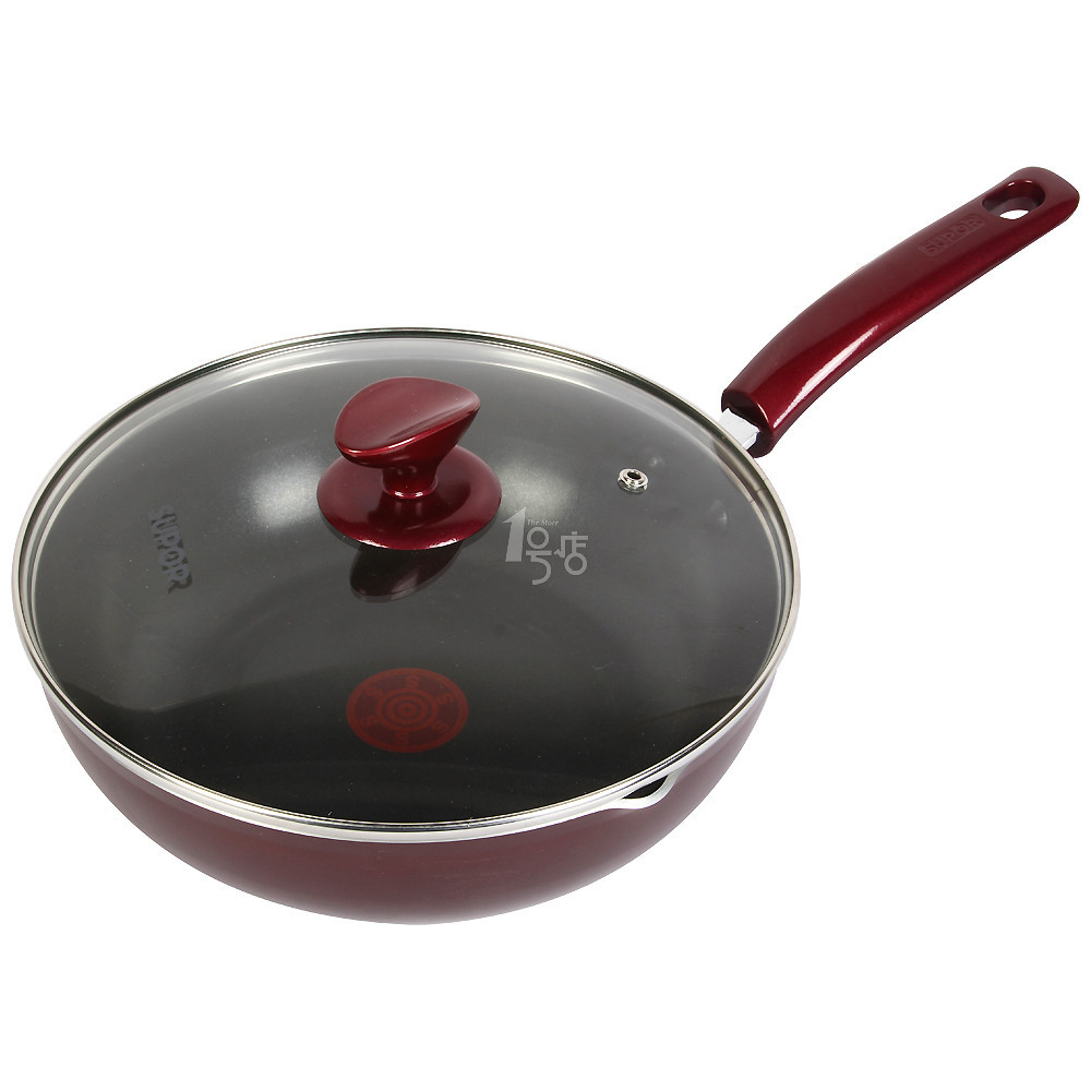 Supor/苏泊尔火红点深型煎锅26CM 1号店煎锅平底锅锅具炊具炒菜锅