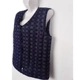 Nam làm bằng tay cotton vest vest vest tùy chỉnh vest vai cotton nguyên chất độn dày nút béo ấm dây kéo cổ chữ V
