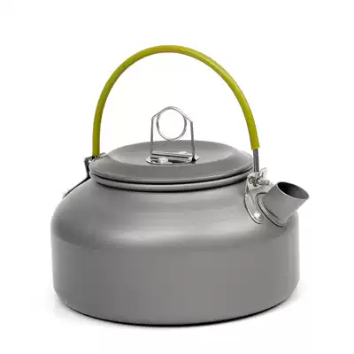 Outdoor kettle Teapot 0 8L Portable picnic Field camping Tea kettle Coffee pot Hard alumina