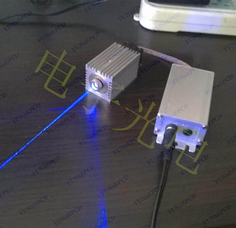 12V大功率工业激光器激光头蓝光500mW-1W雕刻舞台用模组TTL制式