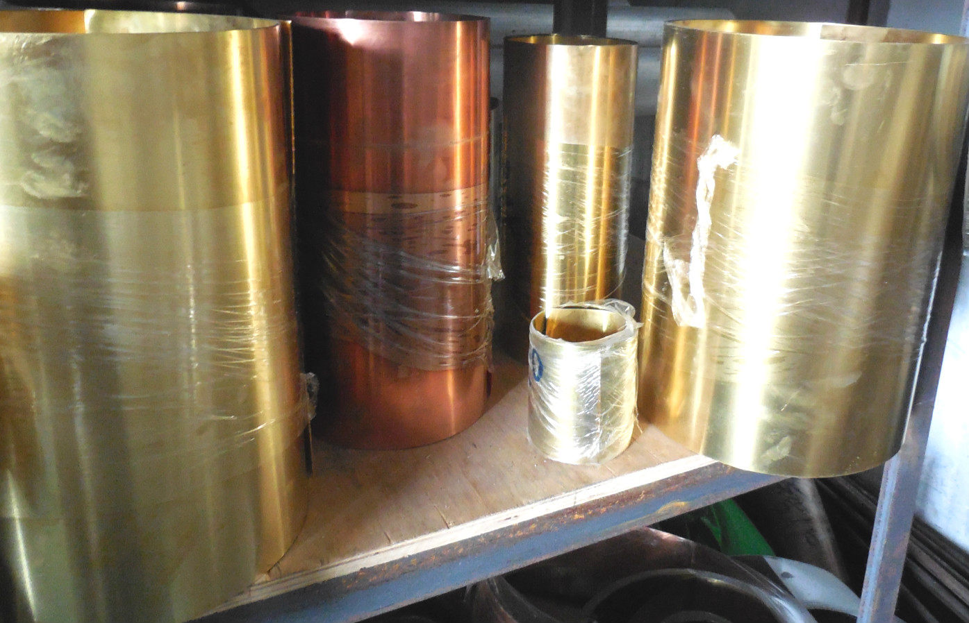 Quality brass leather) brass sheet) yellow copper foil) brass band) brass plate 0 8-1mm thick size zero cut