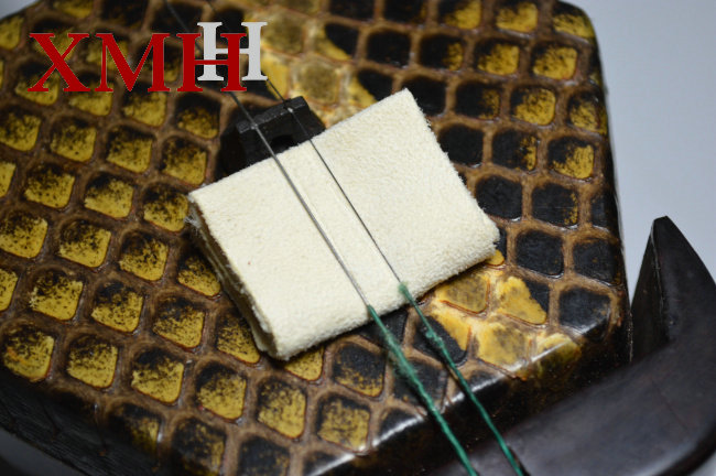 Suede erhu sound pad Filter pad Sound reduction mat Fine soft erhu accessories
