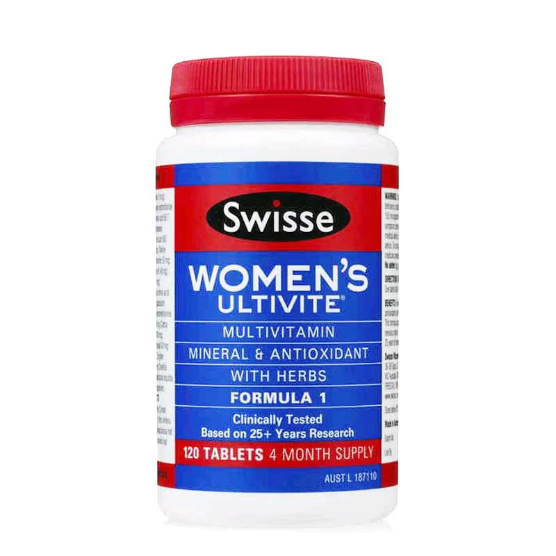 澳洲Swisse 女性活力复合维生素 120粒 补充每日所需营养正品