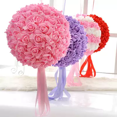 New wedding room decoration wedding supplies wedding ball gauze wedding flower ball storefront festival Tanabata decoration Flower Ball