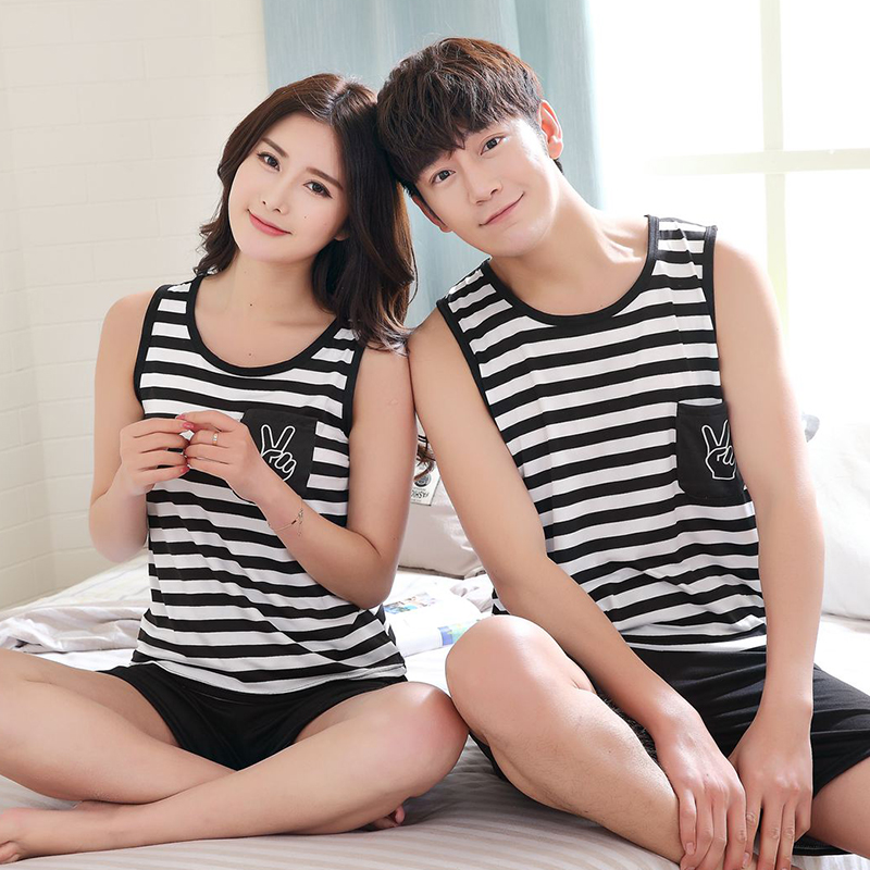 Pyjama mixte en Polyester Polyester  à manche courte - Ref 3006552 Image 1