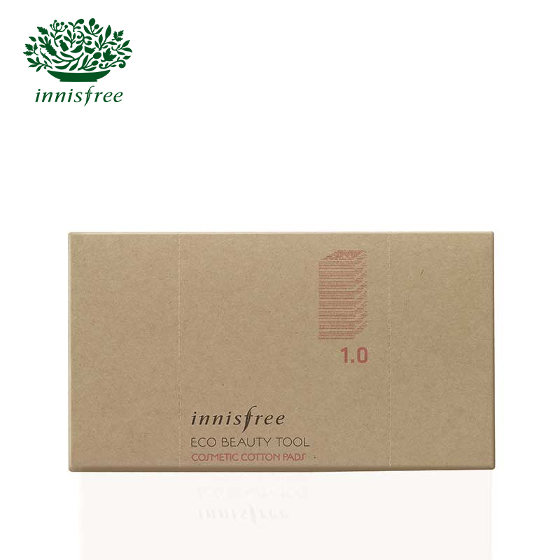 innisfree/悦诗风吟乐活自然化妆棉80片 柔软天然纯棉 旗舰店正品