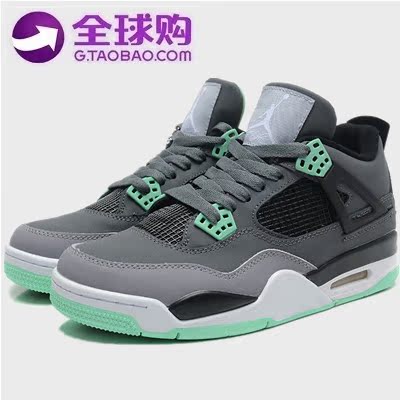 乔丹4代篮球鞋AJ4奥利奥男鞋女鞋air Jordan4灰绿乔丹四代运动鞋