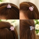 Hàn Quốc nhỏ bắt bướm clip đơn giản dễ thương Liu bên bờ biển clip tóc clip phụ kiện tóc rhinestone clip clip đầu clip dây buộc tóc vải Phụ kiện tóc