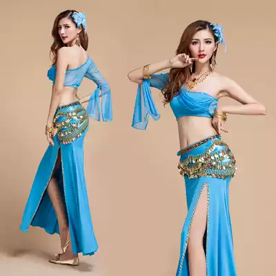 Nisha Belly Dance Performance Costume 2021 New Sexy Adult Set High-end Indian Dance Practice Costume