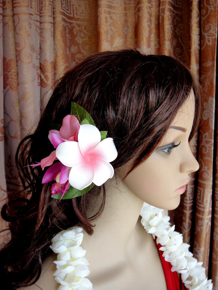 Hawaiian Grass Skirt Dance Beach Seaside Headwear Accessories Hair Accessories Hair Accessories Chicken Egg Blossom-Taobao